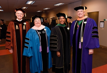 Dr. Robert McLaughlin, Dr. Rebecca Patton, Dr. Alicia Monroe and Dr. James Walker.